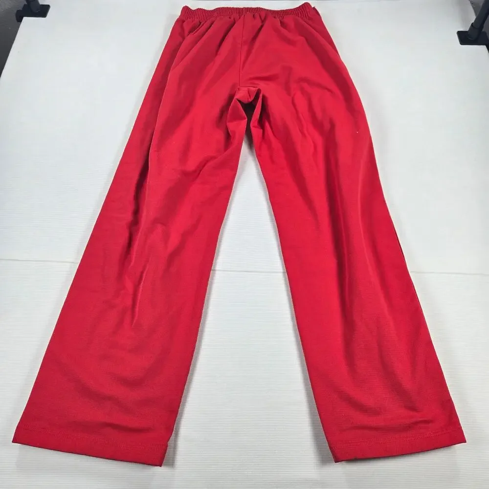 Vintage Y2K‎ Nike Team Red Warm Up Rip Off Button Snap Pants Men's Size XL
